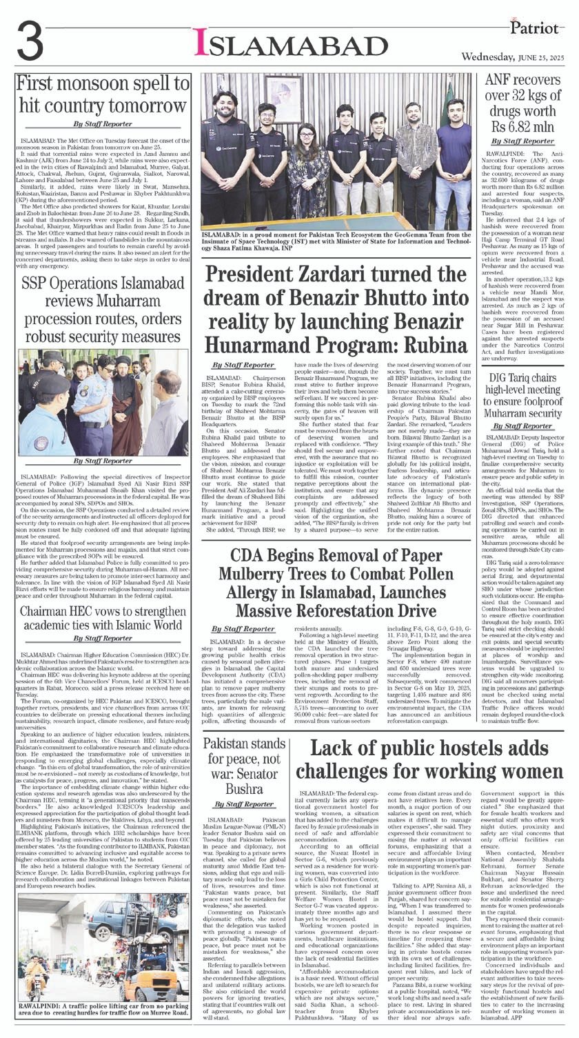 P3-Daily The Patriot 25-06-2025