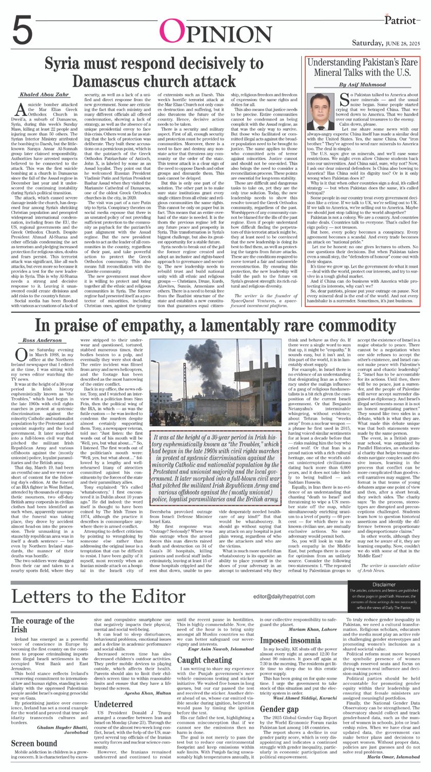 P5-Daily The Patriot 27-06-2025