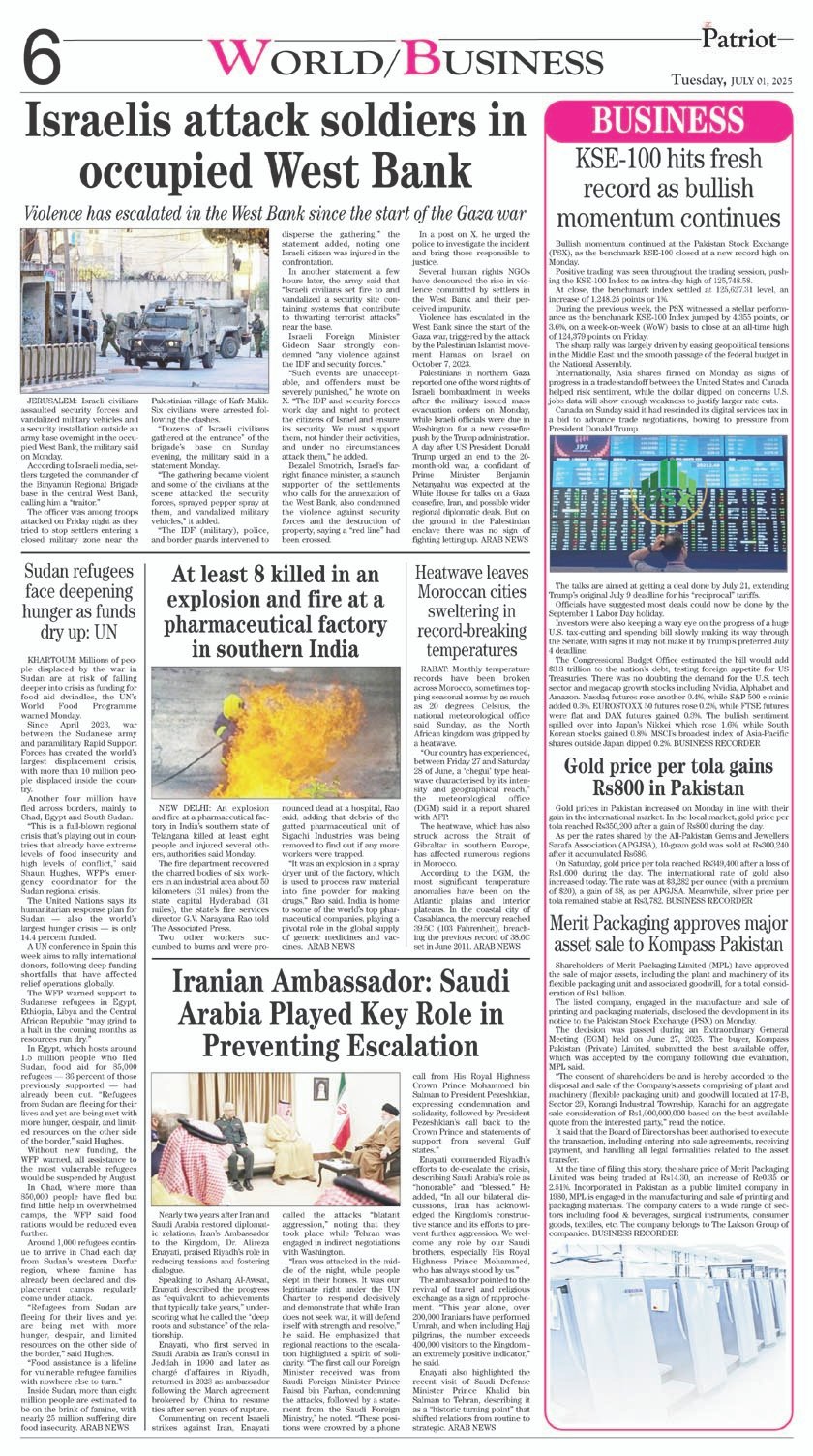 P6-Daily The Patriot 01-07-2025