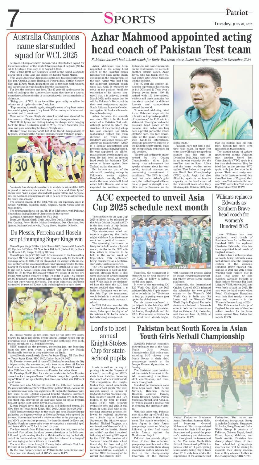 P7-Daily The Patriot 01-07-2025