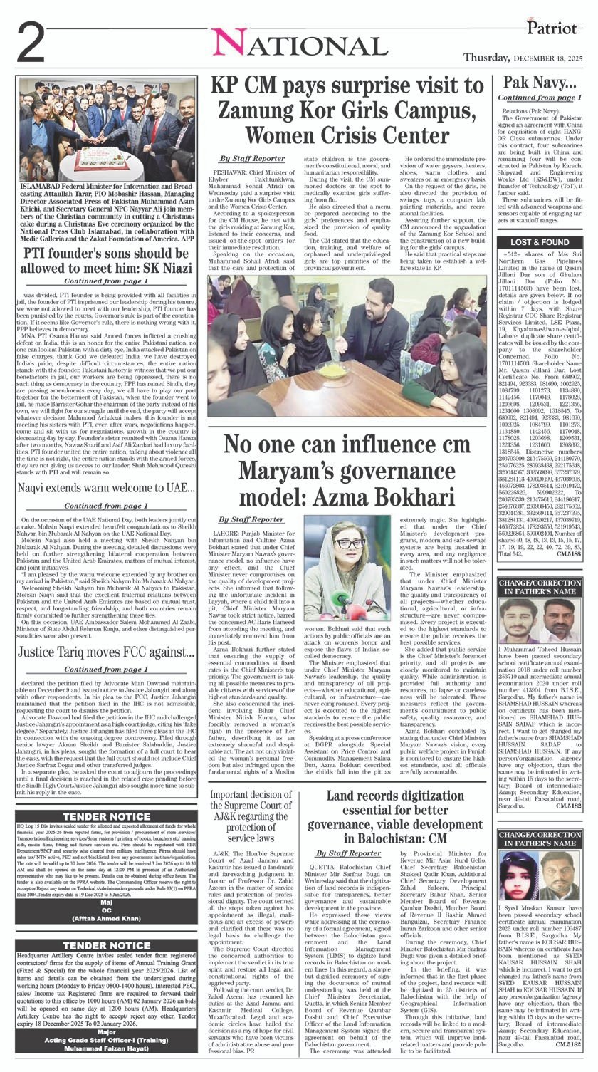 P2-Daily The Patriot-18-12-2025