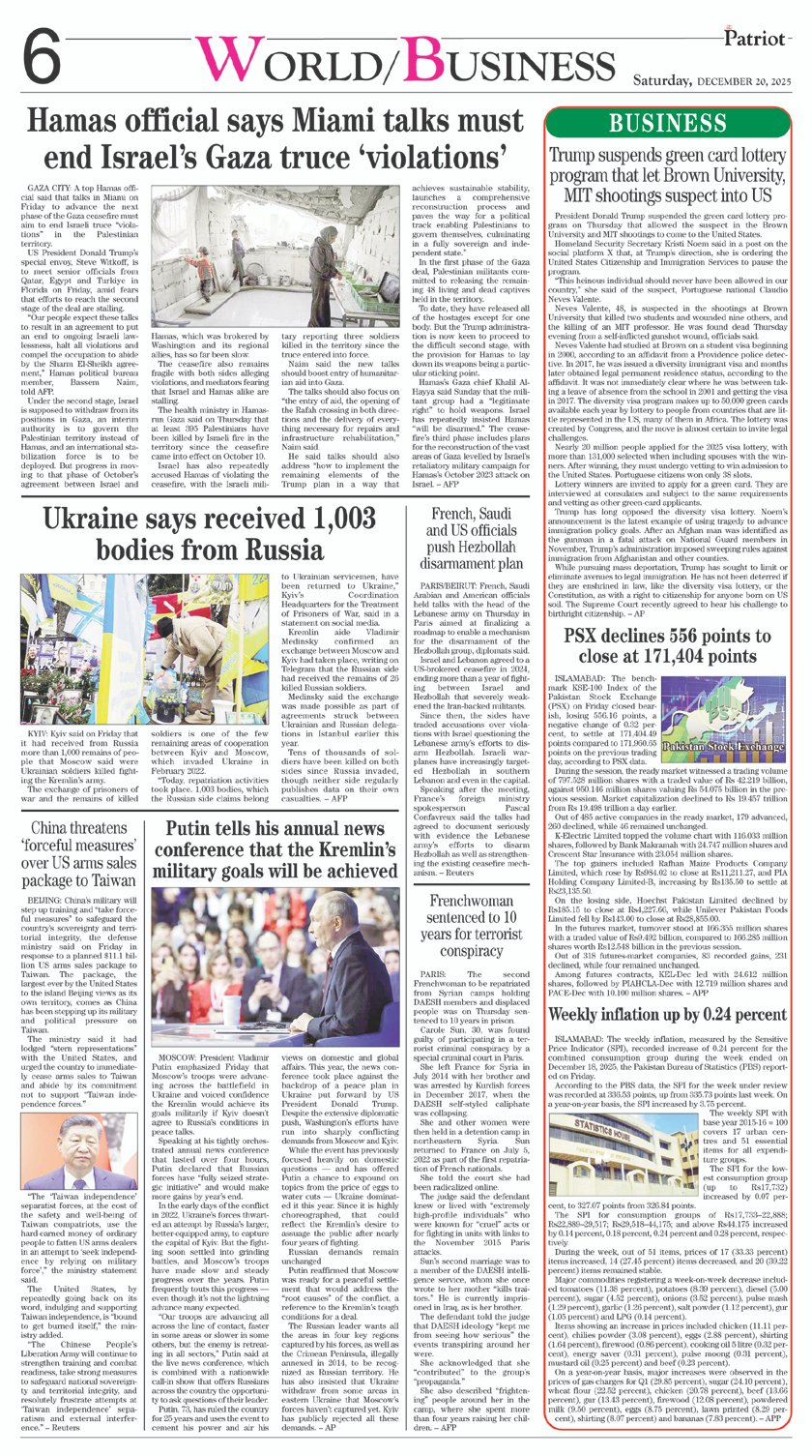 P6-Daily The Patriot-20-12-2025