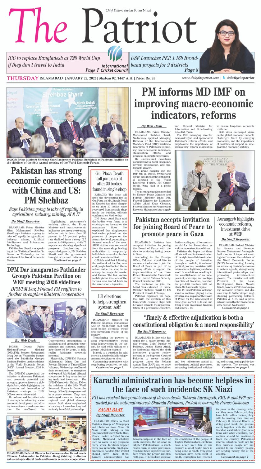 P1-Daily The Patriot-22-01-2026