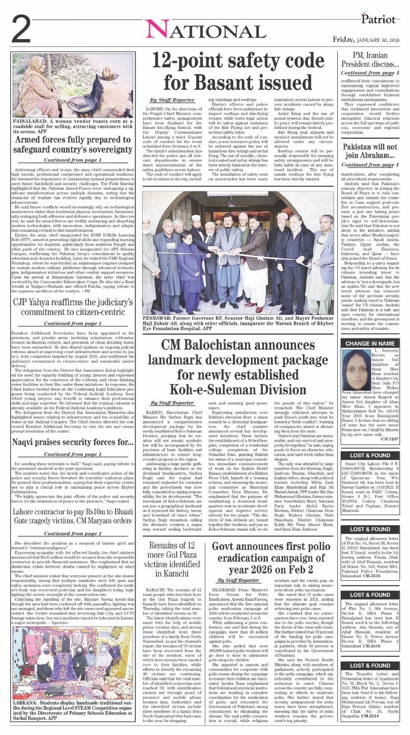 P2-Daily The Patriot-30-01-2026