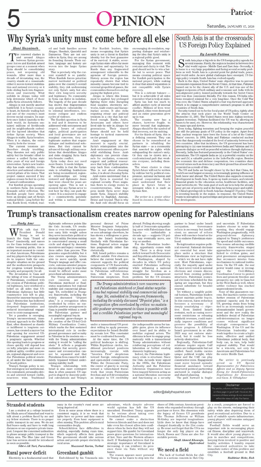 P5-Daily The Patriot-17-01-2026