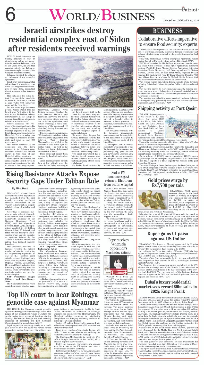 P6-Daily The Patriot-13-01-2026