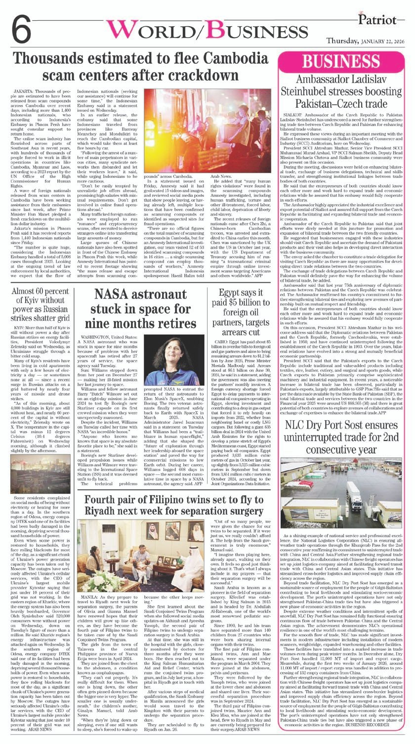 P6-Daily The Patriot-22-01-2026