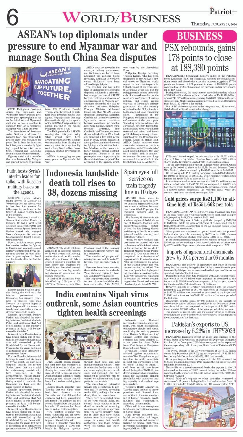 P6-Daily The Patriot-29-01-2026