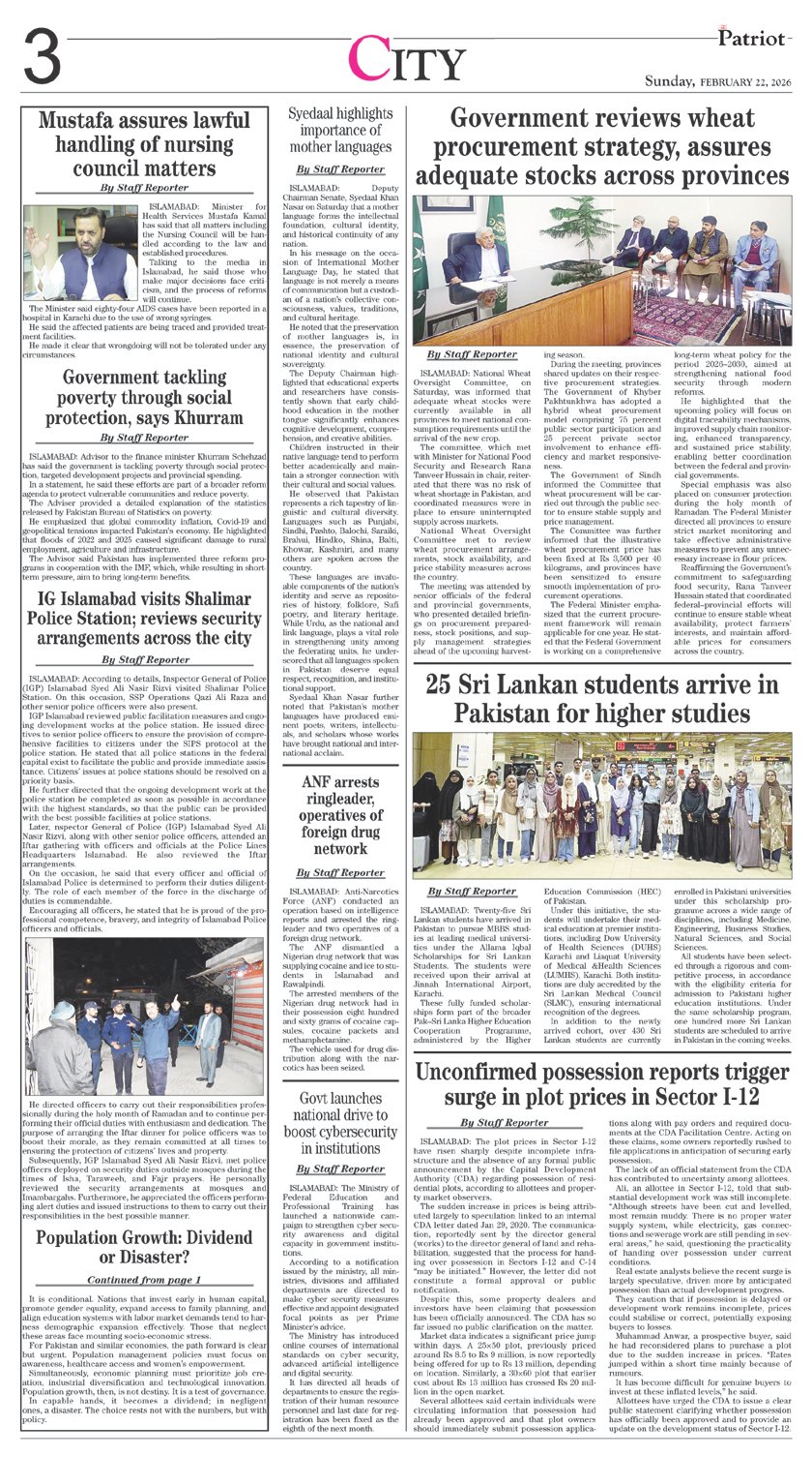 P3-Daily The Patriot-22-02-2026