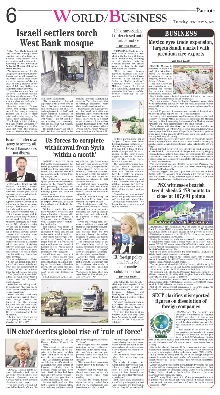 P6-Daily The Patriot-24-02-2026