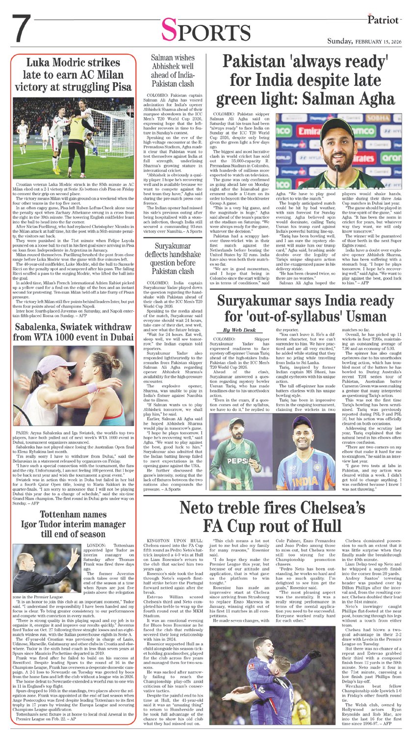 P7-Daily The Patriot-15-02-2026