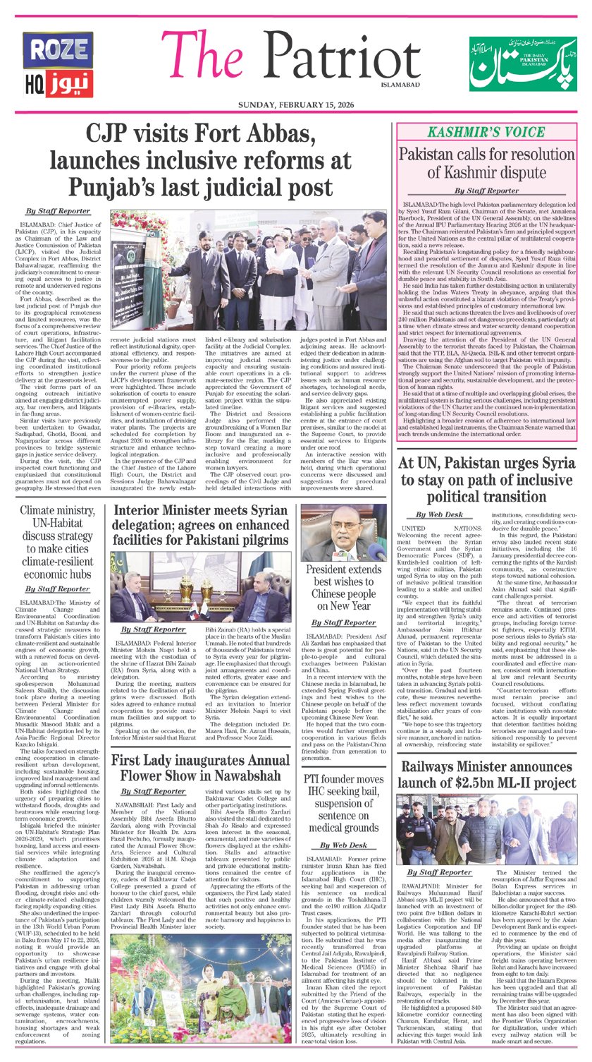 P8-Daily The Patriot-15-02-2026