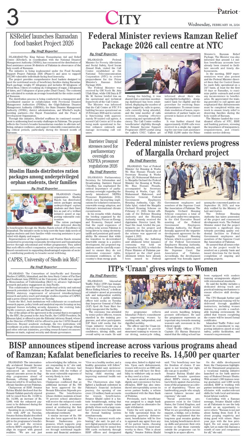 P3-Daily The Patriot-18-02-2026