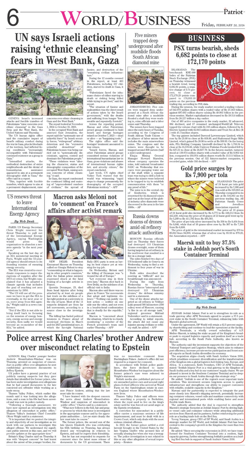 P6-Daily The Patriot-20-02-2026