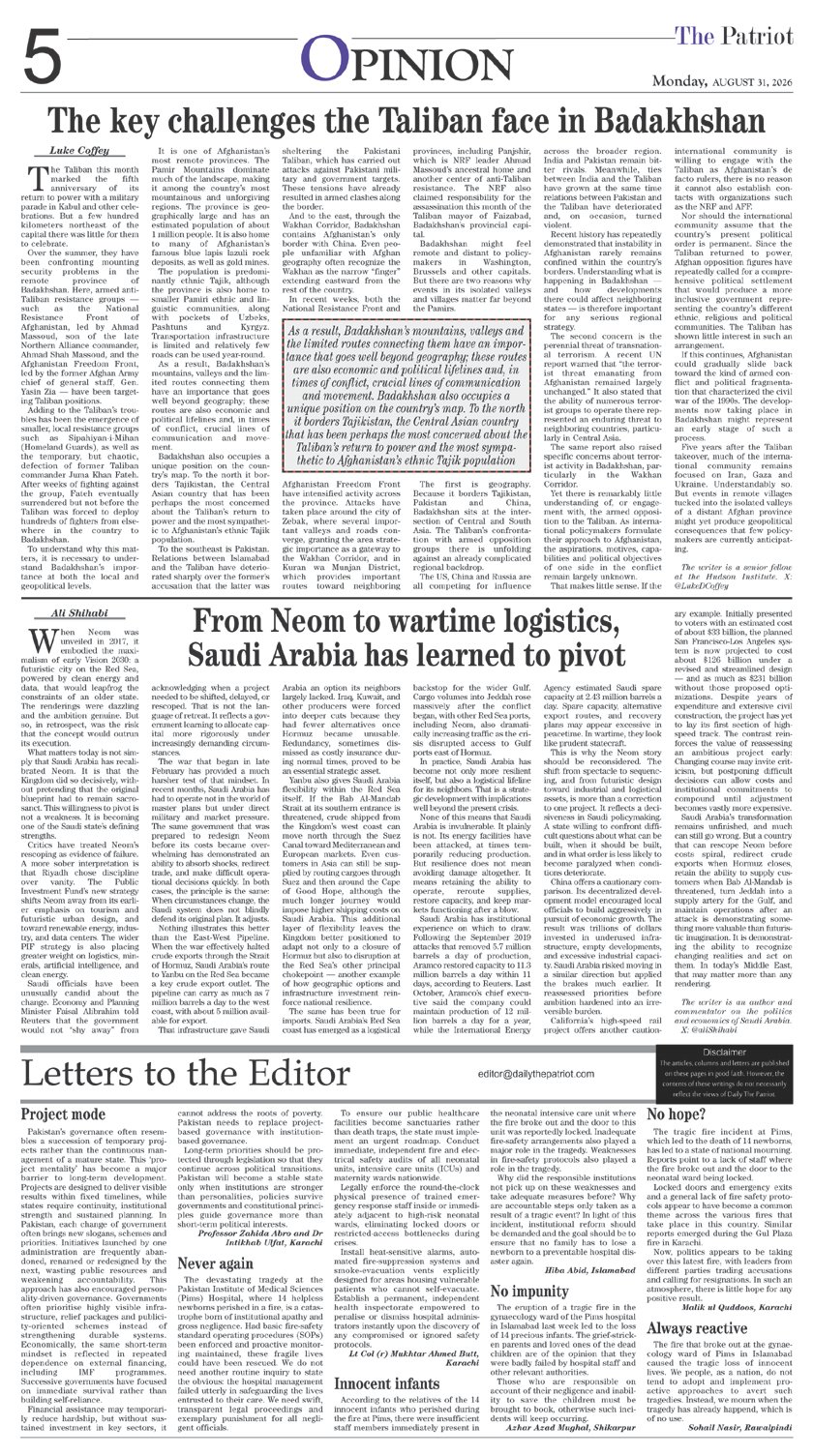 P5-Daily The Patriot-31-08-2026